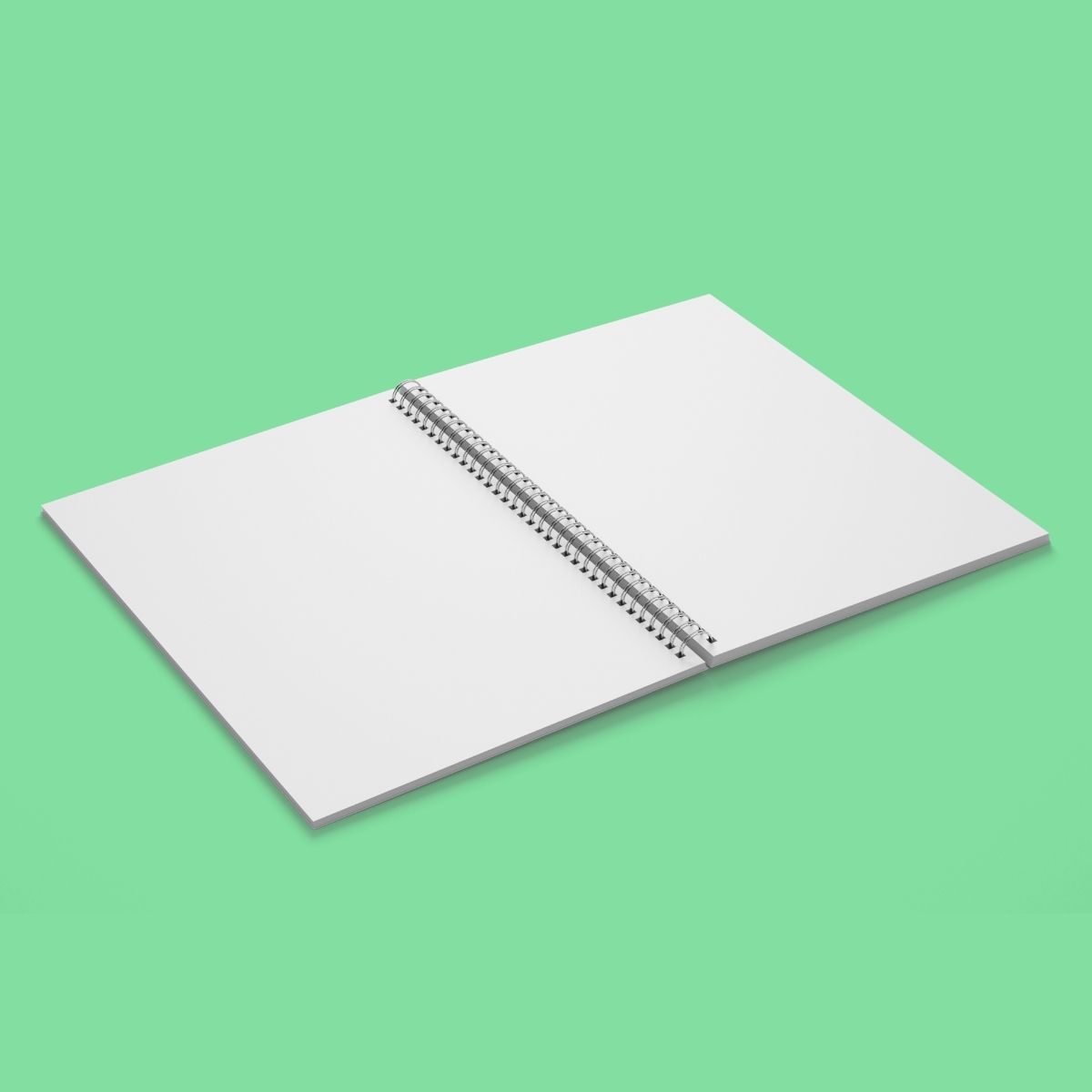 Broschüre Spiralbindung offen spiralbindung-offen